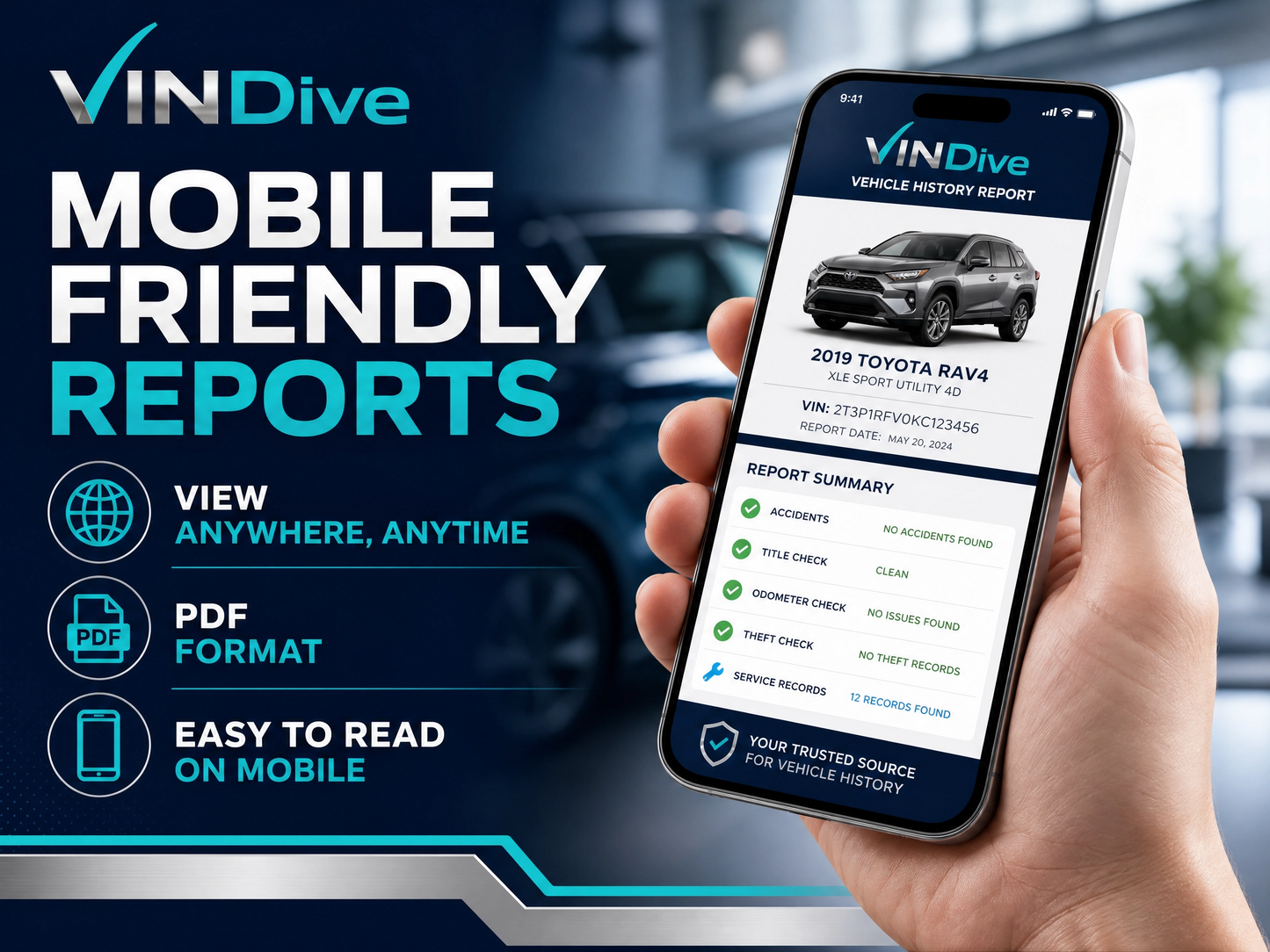 Vehicle History Report | Full VIN Check | Accident & Title History
