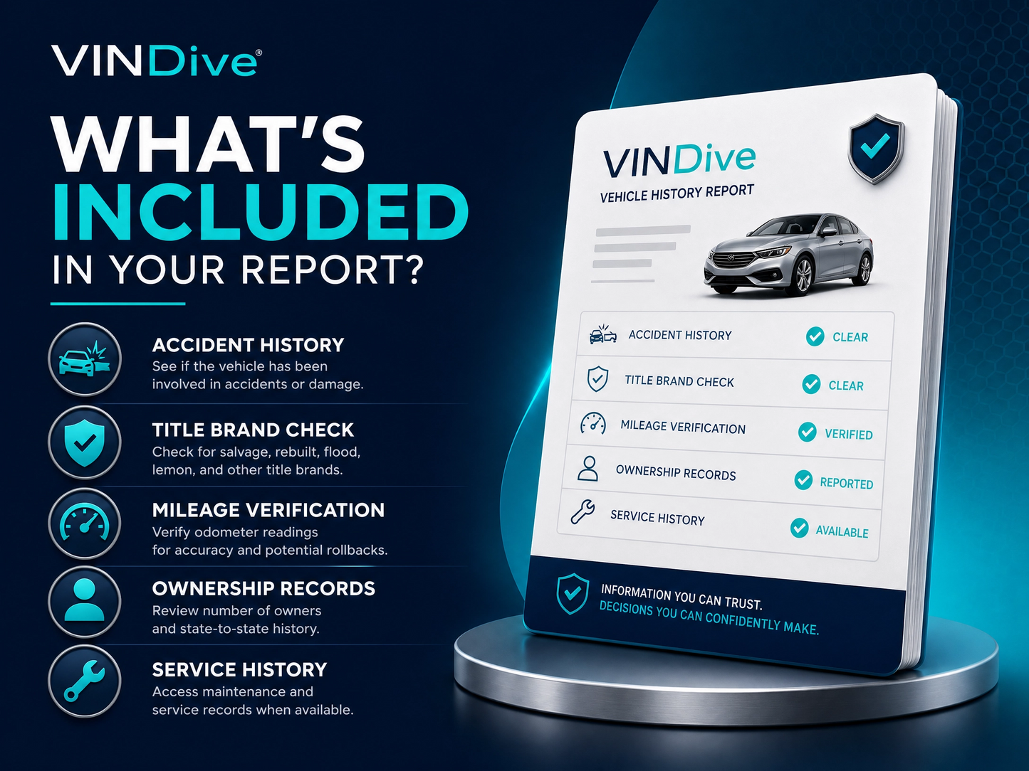 Vehicle History Report | Full VIN Check | Accident & Title History